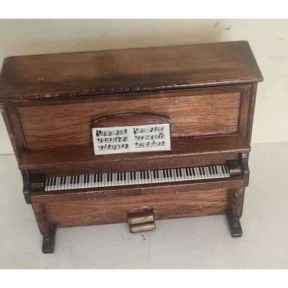 Miniature Doll House Size Upright Piano - Picture 1 of 3